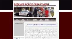 Desktop Screenshot of beecherpolice.org
